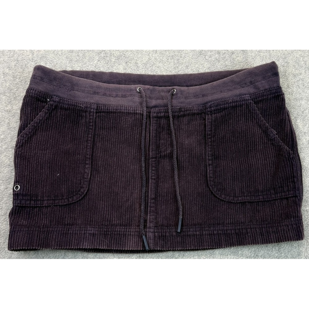 NWT Urban Outfitters BDG Womens Corduroy Mini Skirt Dark Brown Y2K Pockets XS
